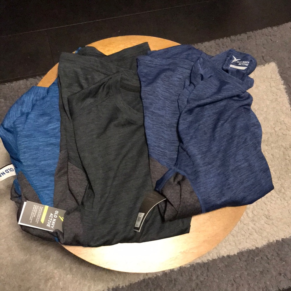 Old Navy active “go dry” t-shirts